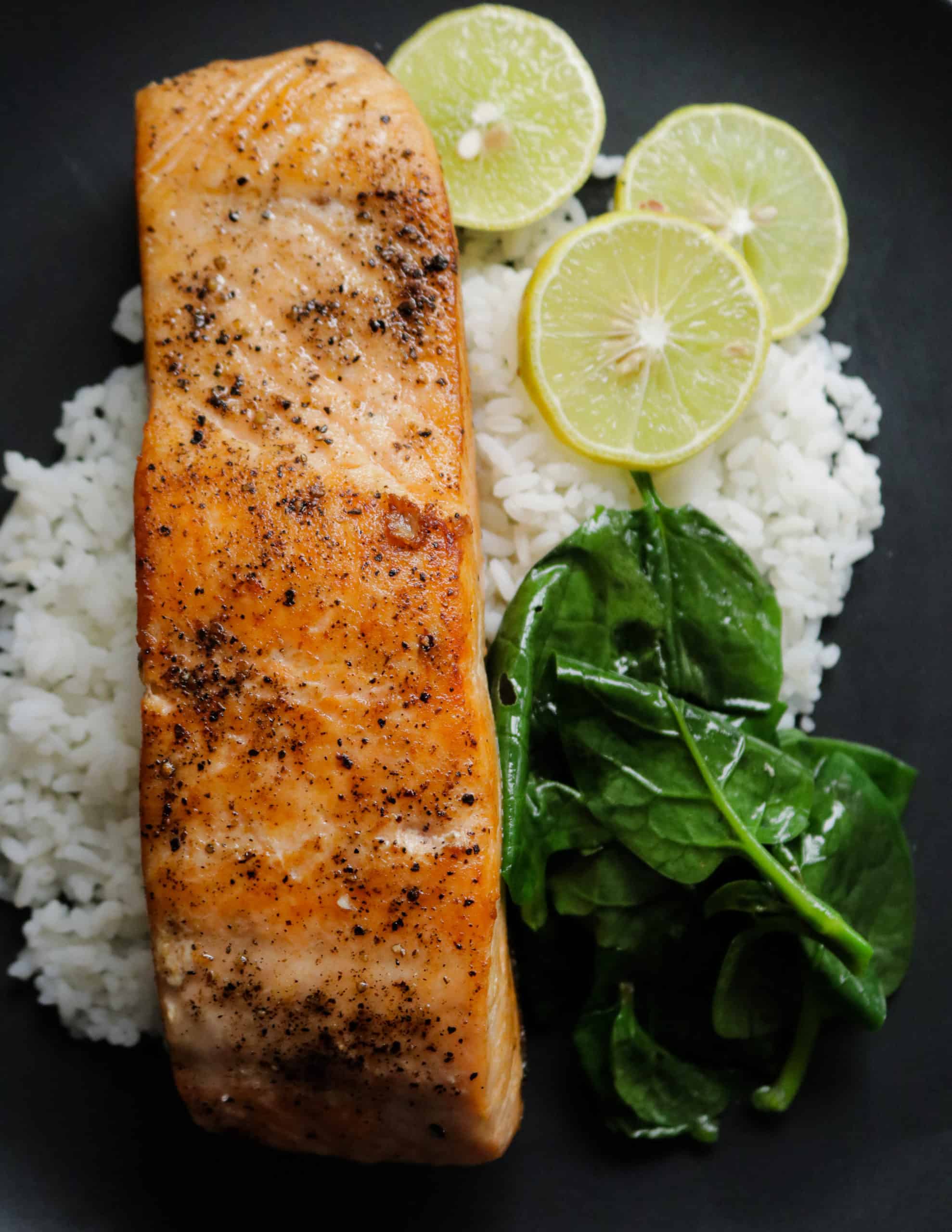 Pan seared salmon. - THE SEAFOOD BLOG